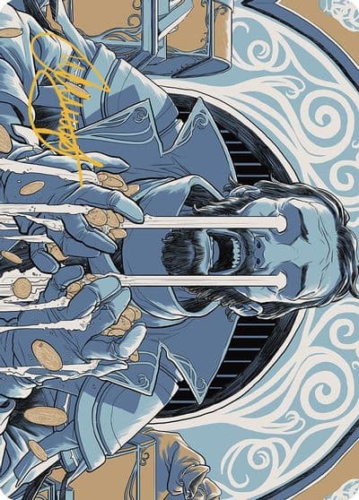 Archive Trap Art Card Gold Stamped Signature Art Series: Outlaws of Thunder Junction Magic card