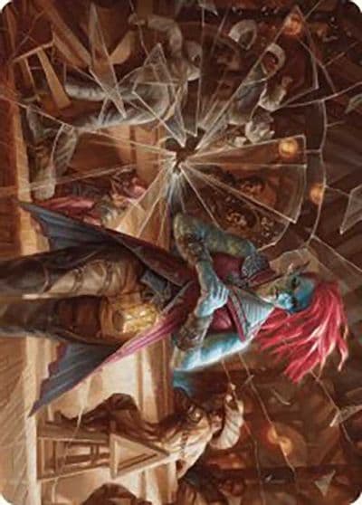 Obeka Splitter of Seconds Art Card Art Series: Outlaws of Thunder Junction Magic card