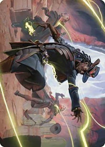 Lilah Undefeated Slickshot Art Card Art Series: Outlaws of Thunder Junction Magic card