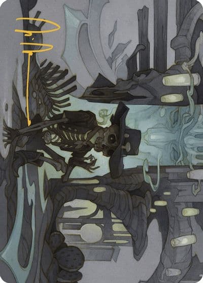 Tinybones Joins Up Art Card Gold Stamped Signature Art Series: Outlaws of Thunder Junction Magic card