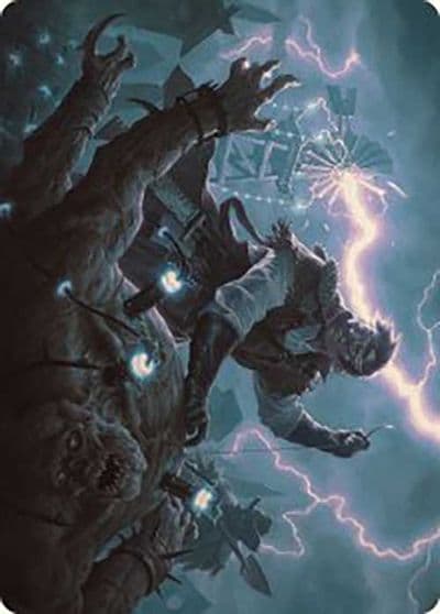 Geralf the Fleshwright Art Card Art Series: Outlaws of Thunder Junction Magic card