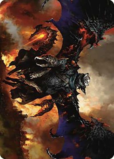Akul the Unrepentant Art Card Art Series: Outlaws of Thunder Junction Magic card