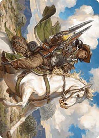 Wylie Duke Atiin Hero Art Card Art Series: Outlaws of Thunder Junction Magic card