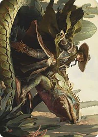 Outcaster Trailblazer Art Card Art Series: Outlaws of Thunder Junction Magic card