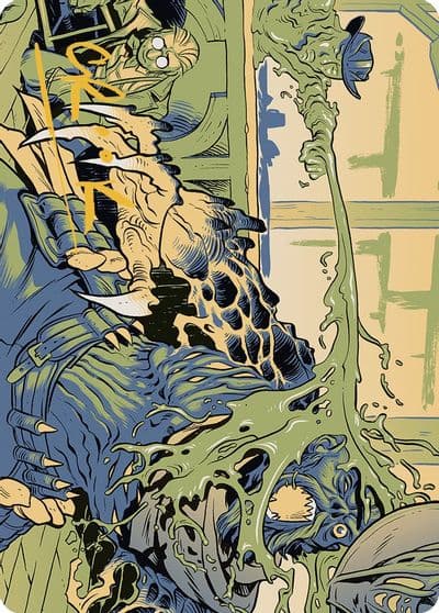 Voidslime Art Card Gold Stamped Signature Art Series: Outlaws of Thunder Junction Magic card