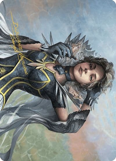 Eriette the Beguiler Art Card Gold Stamped Signature Art Series: Outlaws of Thunder Junction Magic card