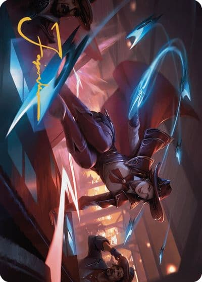 Slick Sequence Art Card Gold Stamped Signature Art Series: Outlaws of Thunder Junction Magic card