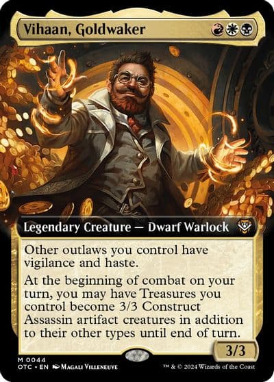 Vihaan Goldwaker Extended Art Commander: Outlaws of Thunder Junction Magic card