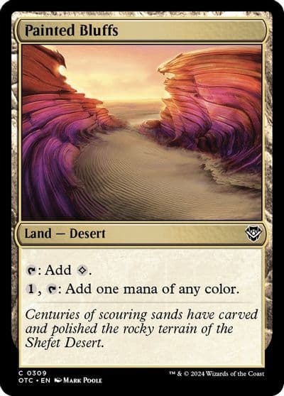 Painted Bluffs Commander: Outlaws of Thunder Junction Magic card