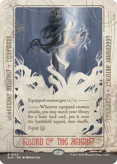 Sword of the Animist Secret Lair Drop Series Magic card