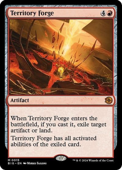 Territory Forge Outlaws of Thunder Junction: The Big Score Magic card
