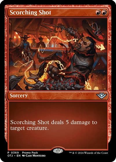 Scorching Shot Promo Pack: Outlaws of Thunder Junction Magic card