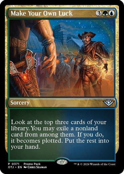Make Your Own Luck Promo Pack: Outlaws of Thunder Junction Magic card
