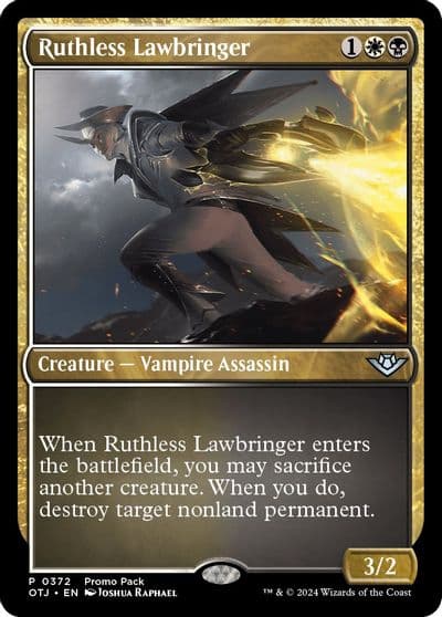 Ruthless Lawbringer Promo Pack: Outlaws of Thunder Junction Magic card
