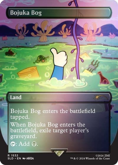 Bojuka Bog Rainbow Foil Secret Lair Drop Series Magic card