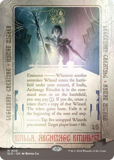Inalla Archmage Ritualist Rainbow Foil Secret Lair Drop Series Magic card