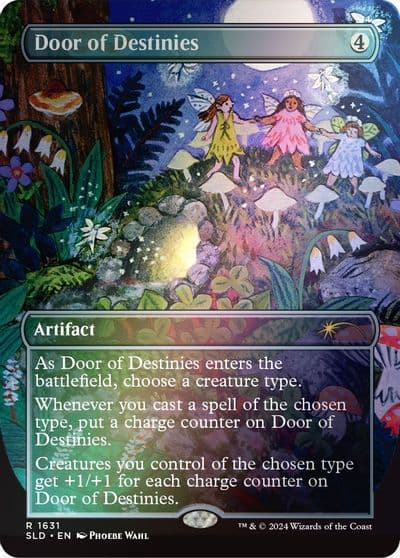 Door of Destinies Rainbow Foil Secret Lair Drop Series Magic card