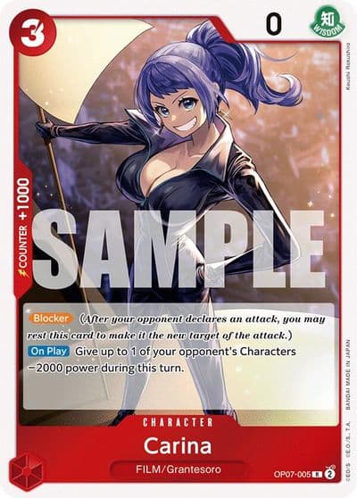 Carina 500 Years in the Future One Piece card