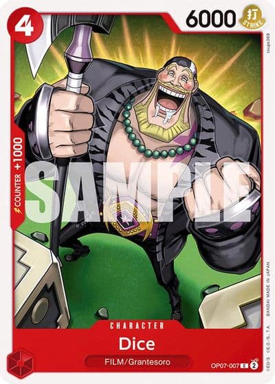 Dice 500 Years in the Future One Piece card
