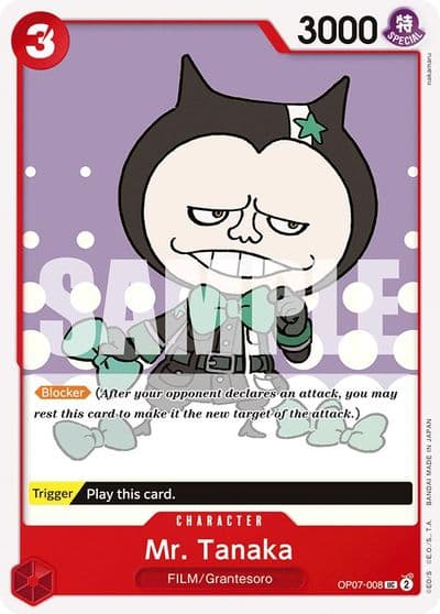 Mr Tanaka 500 Years in the Future One Piece card