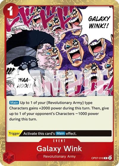 Galaxy Wink 500 Years in the Future One Piece card