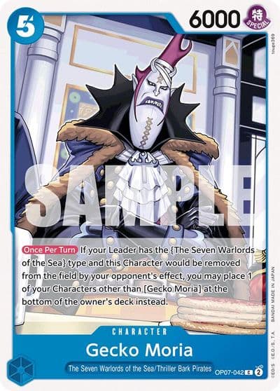 Gecko Moria 042 500 Years in the Future One Piece card