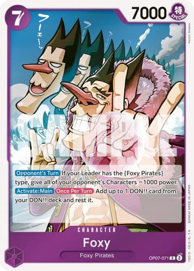 Foxy 071 500 Years in the Future One Piece card