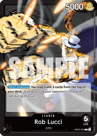 Rob Lucci 079 500 Years in the Future One Piece card