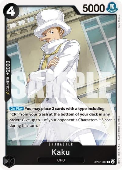 Kaku 500 Years in the Future One Piece card