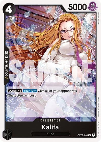 Kalifa 500 Years in the Future One Piece card