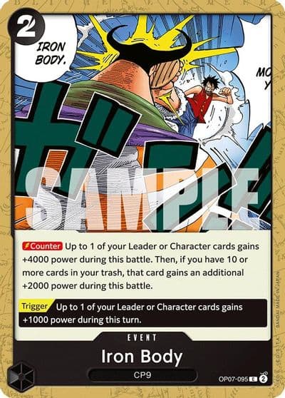 Iron Body 500 Years in the Future One Piece card