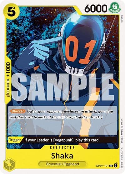 Shaka 500 Years in the Future One Piece card