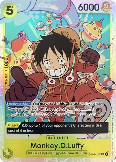 MonkeyDLuffy 109 500 Years in the Future One Piece card