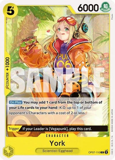 York 500 Years in the Future One Piece card