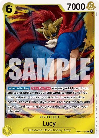 Lucy 500 Years in the Future One Piece card