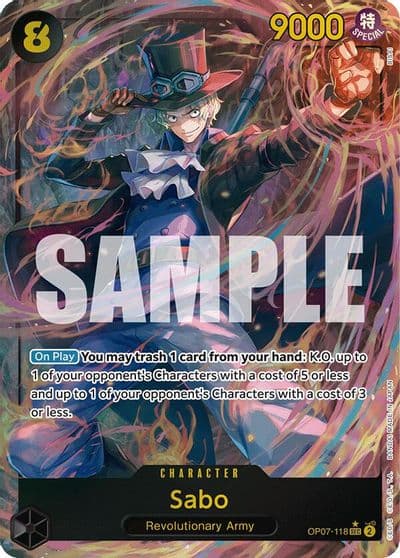 Sabo Parallel 500 Years in the Future One Piece card