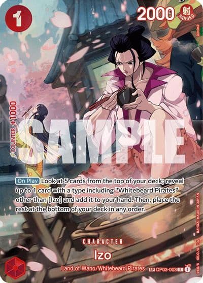 Izo SP 500 Years in the Future One Piece card