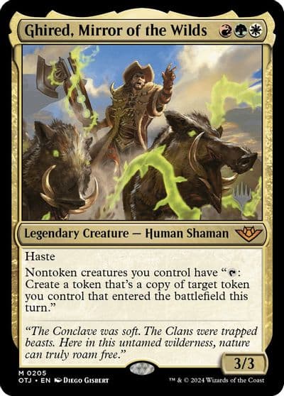 Ghired Mirror of the Wilds Promo Pack: Outlaws of Thunder Junction Magic card