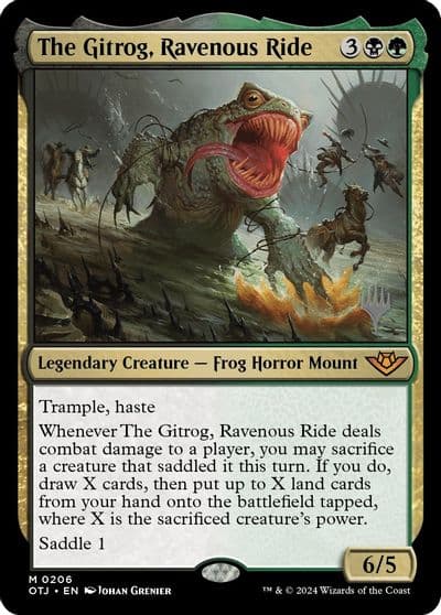 The Gitrog Ravenous Ride Promo Pack: Outlaws of Thunder Junction Magic card