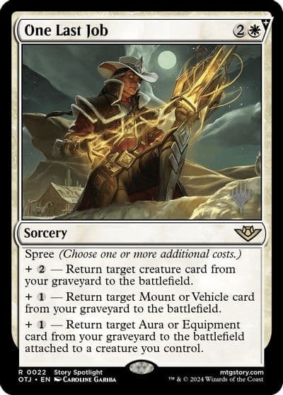One Last Job Promo Pack: Outlaws of Thunder Junction Magic card
