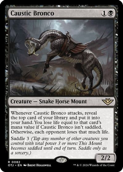 Caustic Bronco Promo Pack: Outlaws of Thunder Junction Magic card