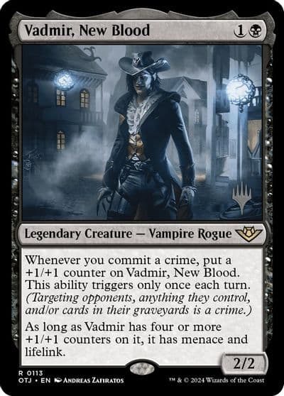 Vadmir New Blood Promo Pack: Outlaws of Thunder Junction Magic card