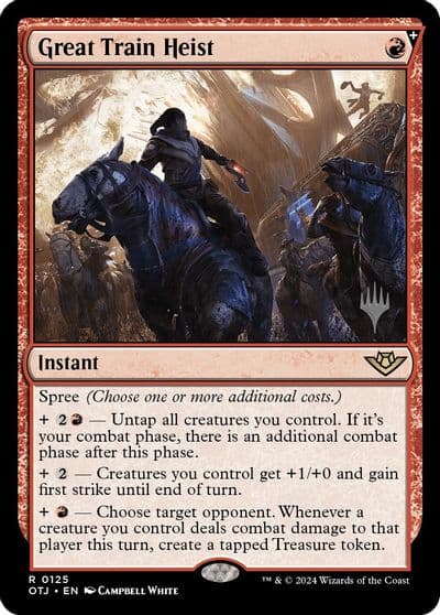 Great Train Heist Promo Pack: Outlaws of Thunder Junction Magic card