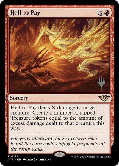 Hell to Pay Promo Pack: Outlaws of Thunder Junction Magic card