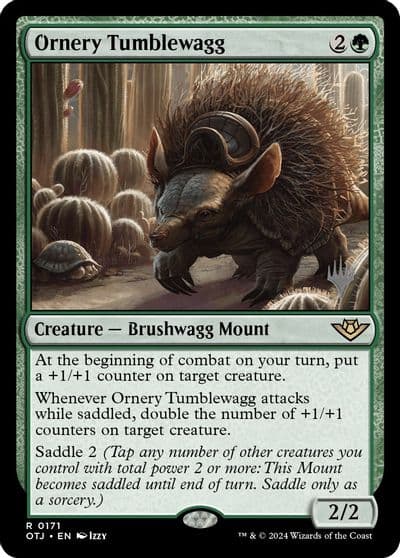 Ornery Tumblewagg Promo Pack: Outlaws of Thunder Junction Magic card