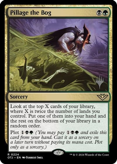 Pillage the Bog Promo Pack: Outlaws of Thunder Junction Magic card