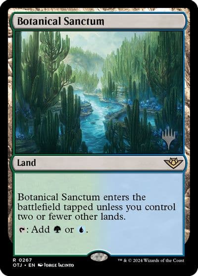 Botanical Sanctum Promo Pack: Outlaws of Thunder Junction Magic card