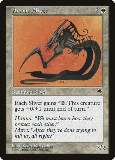 Armor Sliver Tempest Magic card