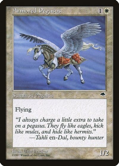Armored Pegasus Tempest Magic card
