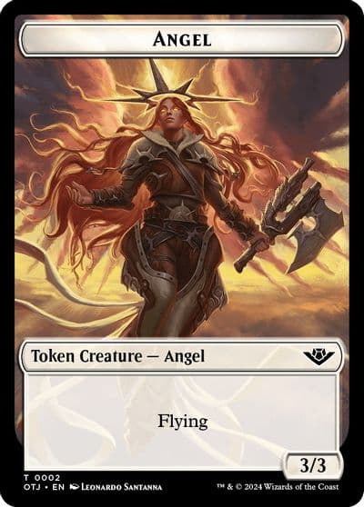 Angel Token Outlaws of Thunder Junction Magic card